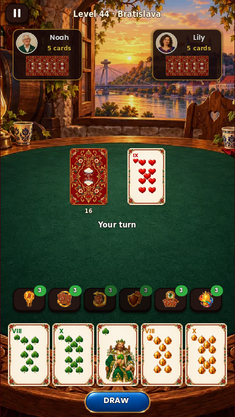 A game against three opponents